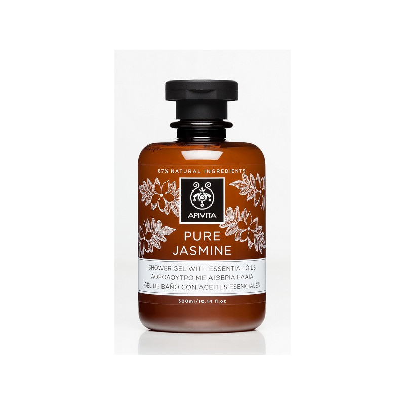 Apivita Pure Jasmine Gel Banho Com óleos Essenciais 250ml