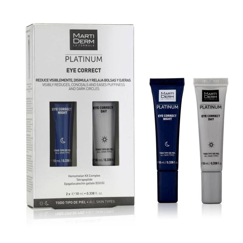 Martiderm Platinum Eye Correct Pack Day Cream 10 ml + Night Cream 10 ml