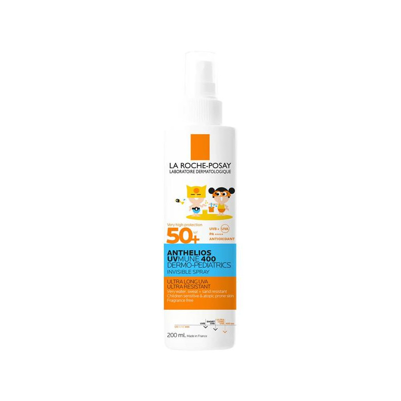 LA ROCHE POSAY ANTHELIOS UV MUNE 400 Dermo-Pediatrics Protector Sun Spray Invisible SPF50+ 200ml