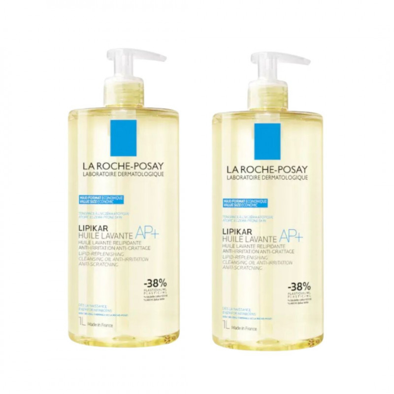 La Roche Posay Pack Lipikar Óleo Lavante AP+ 2x1000ml