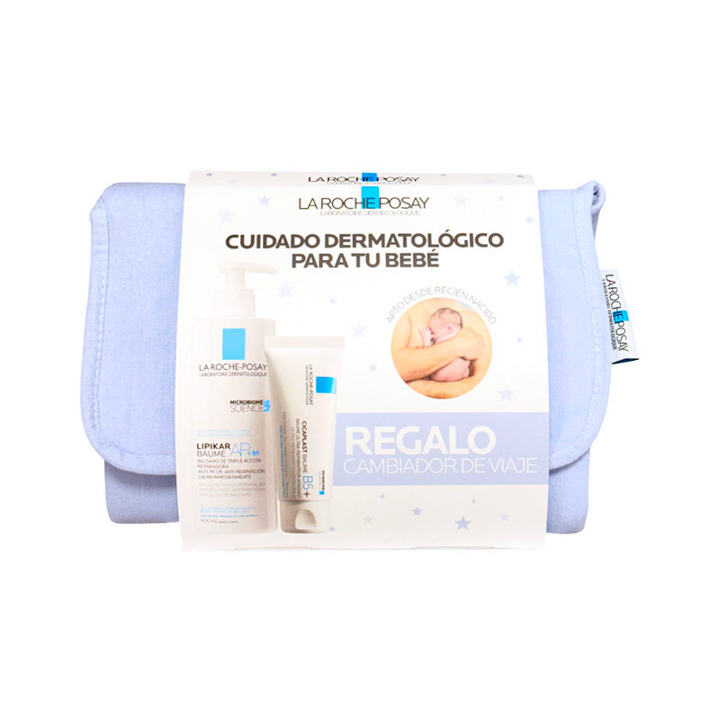 La Roche Posay Pack Lipikar Baume AP+ M Bálsamo Reparador 400ml+Cicaplast Baume B5+ 40ml+Oferta Muda Fraldas Viagem