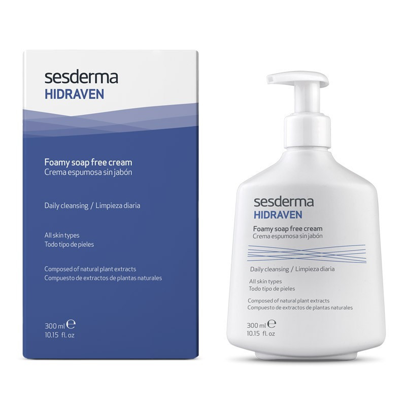 Crema in schiuma Hydraven Sesderma senza sapone 300 ml