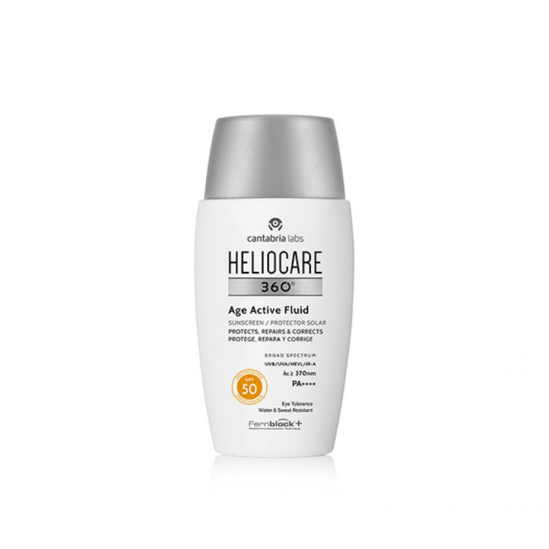 HELOCARE 360 Sonnenschutzzeitalter aktiver Flüssigkeitsflüssigkeit SPF50 50 ml