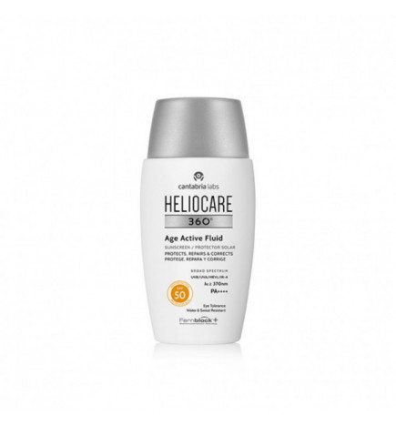 HELOCARE 360 Sonnenschutzzeitalter aktiver Flüssigkeitsflüssigkeit SPF50 50 ml