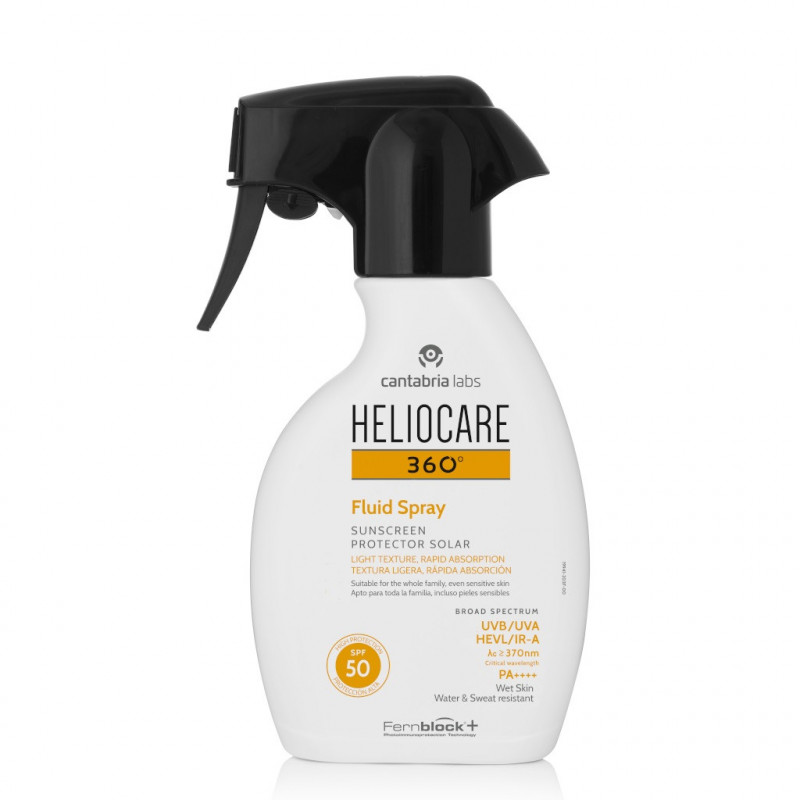 Heliocare 360 ​​Fluid Spring FPS50 250 ml Sonnenschutzmittel