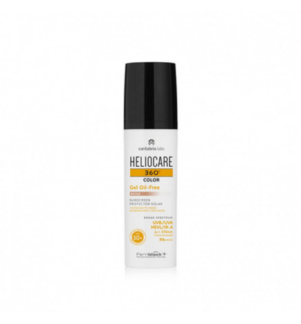 Helocare 360 ​​Bez oleju ochraniacz przeciwsłoneczny Kolor Brązowy Brązowy SPF50+ 50 ml