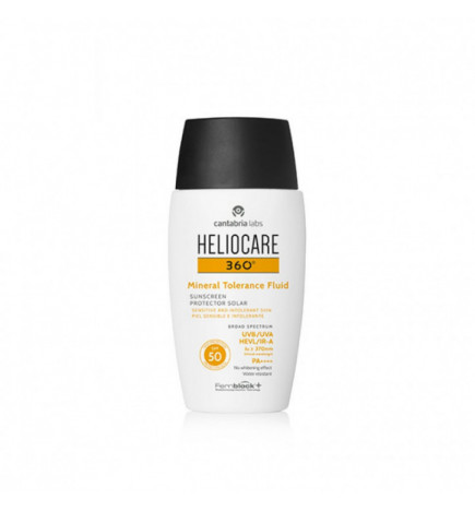 Helocare 360 ​​Mineral Sonnenschutztoleranz Flüssigkeit SPF50 50 ml