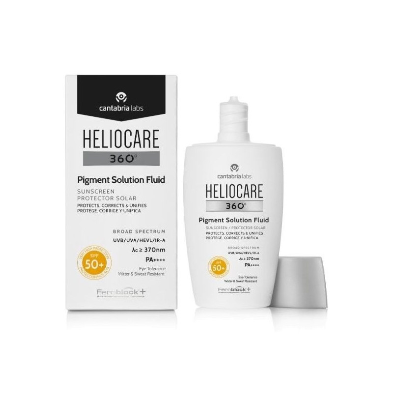 Heliocare 360 ​​Sonnenschutzmittel Pigmentlösung Flüssigkeit SPF50+ 50 ml