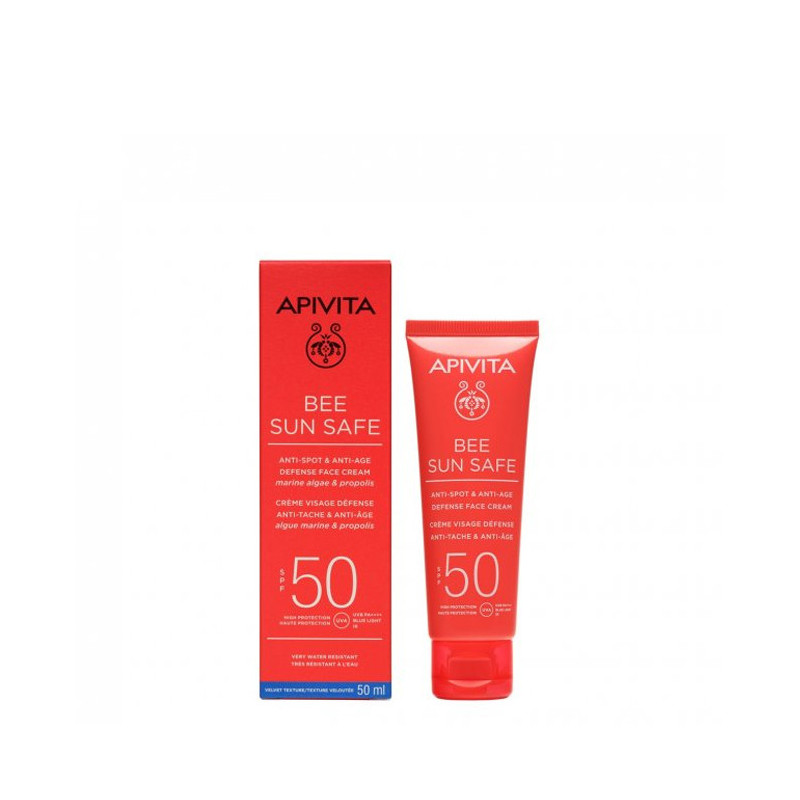 Apivita Bee Sun Safe Anti-Flecken- und Anti-Aging-Sonnenschutz LSF50 50 ml