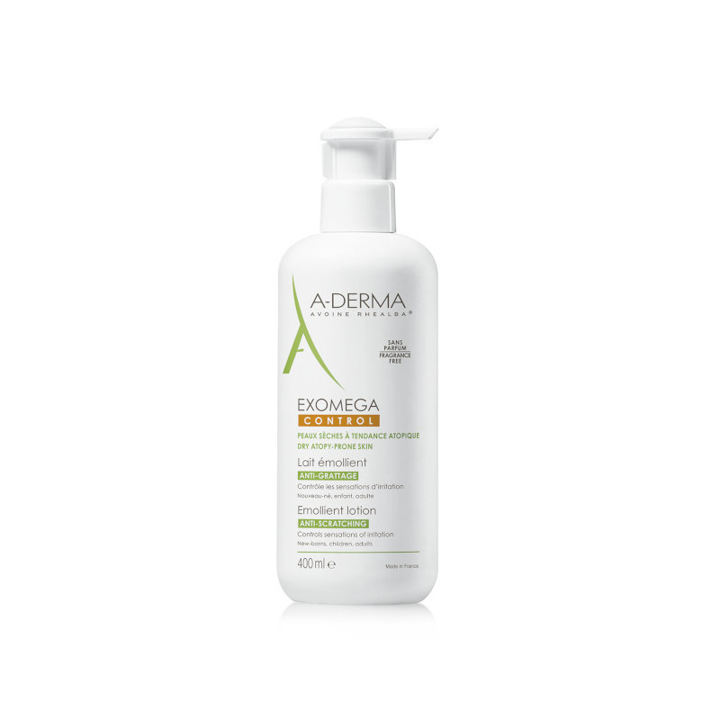 A-derma Exomega Control Emollient Milk 400 ml