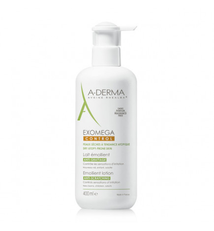 A-Derma Exomega Contrôle émollient lait 400 ml