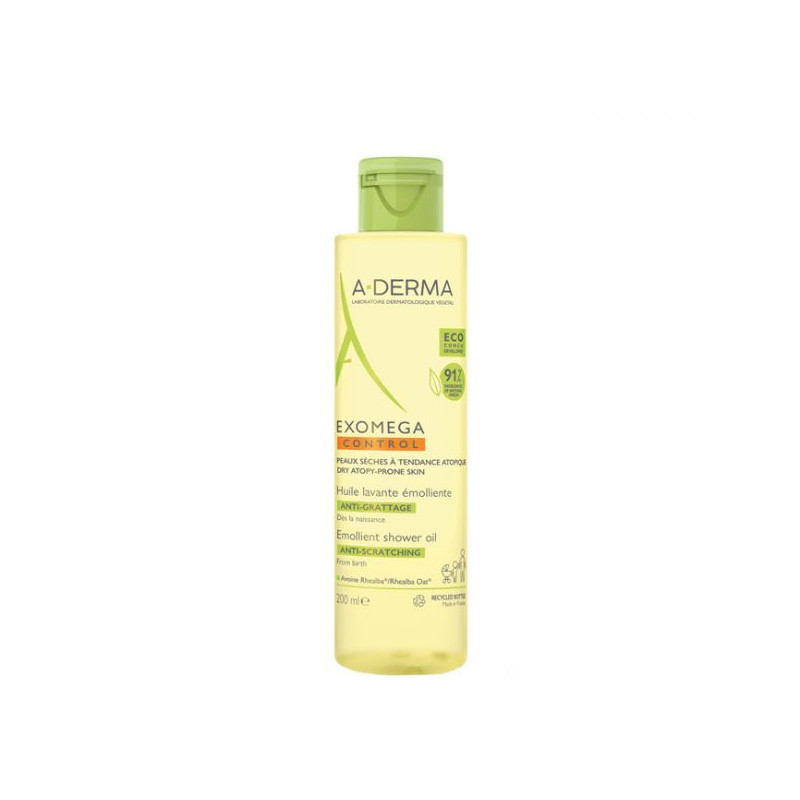 A-DERMA EXOMEGA CONTRÔLE EMOLIENT DUCHE Huile 200 ml