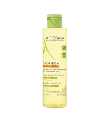 A-DERMA Exomega Control Oil Emollient Duche 200 ml