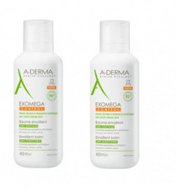 A-Derma Pack Exomega Control Bálsamo Emoliente Antiprurido 2x400ml