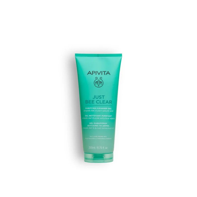 Apivita Just Bee Clear Cleaning Gel Purification 200ml