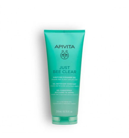 Apivita Just Bee Clear Purifying Limpeza Gel 200ml