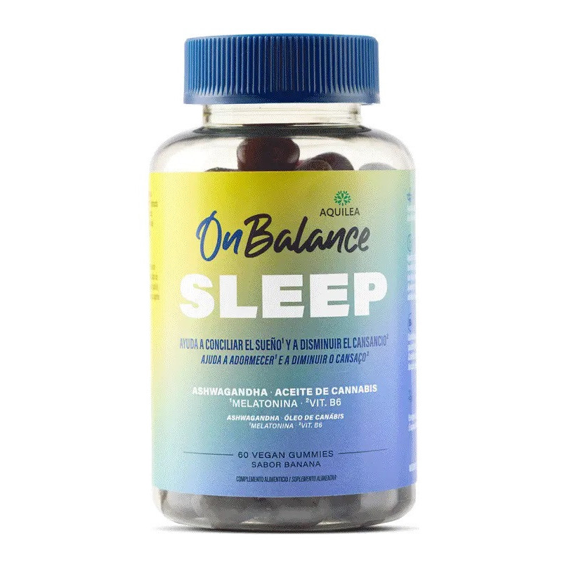 أكويليا onbalance Sleep 60 Gomas Vegan Banana Flaver