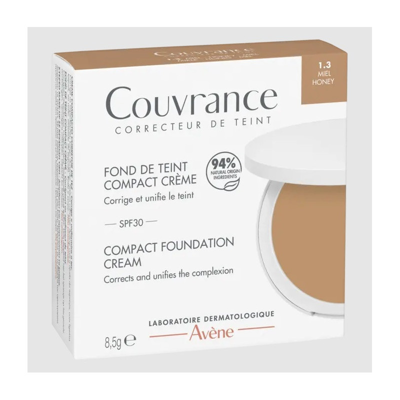 Avene Couvence Creme Compacto Mel Spf30 8.5g