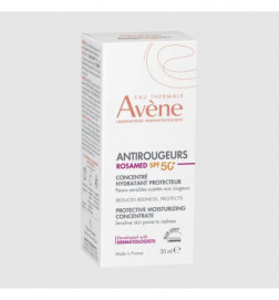 Antiirougeurs des avene rosamed SPF50 + concentré de concentré Goydrator 30 ml