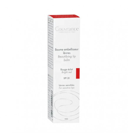 Avene Couvrance Beautifying Lip Balm Luminous Red Tone 3g