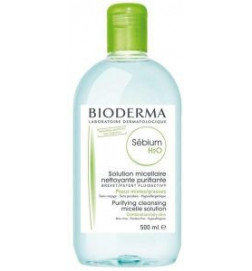 Bioderma Sébium H2O vatten micellär pump omvänd bakåt