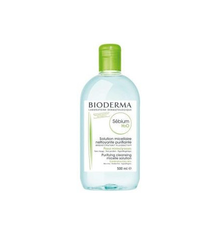 Bioderma Sébium H2O vatten micellär pump omvänd bakåt