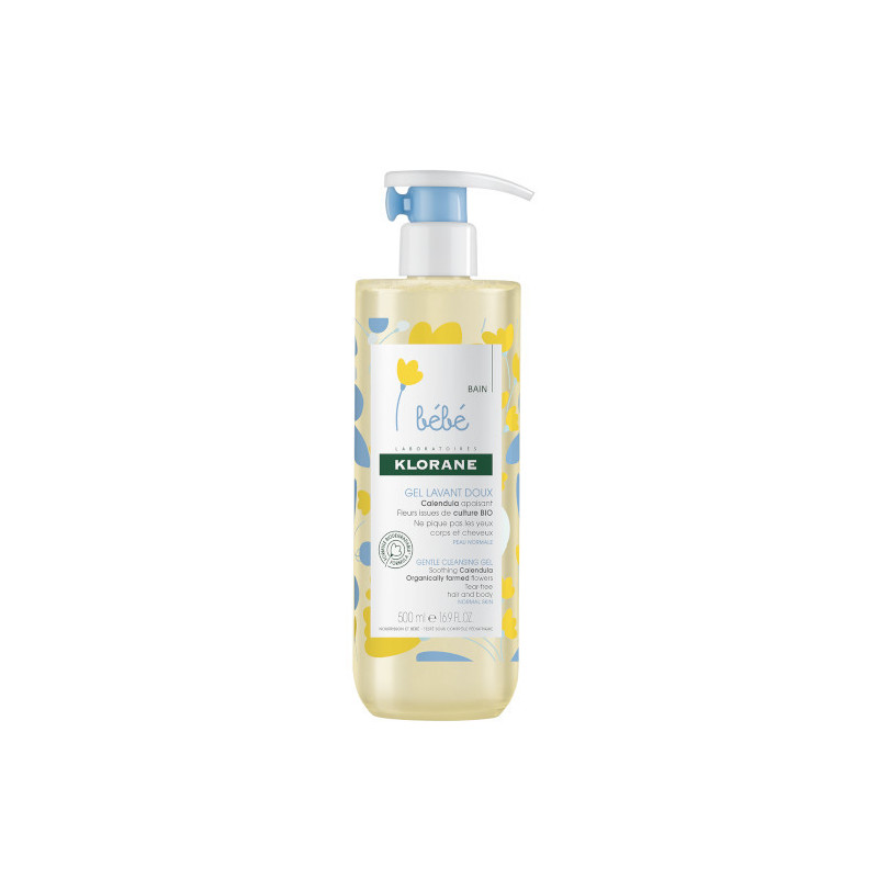 Klorane Bebé Gel de Limpeza Suave 500ml