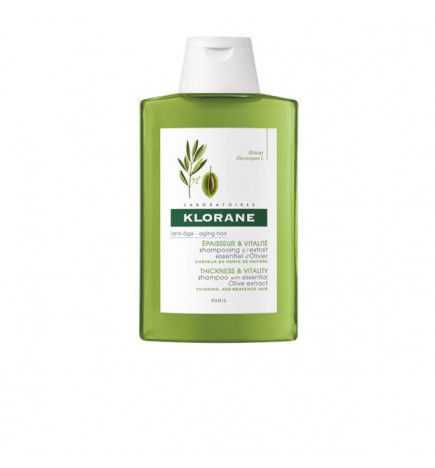 Klorane Capilar Champô Essência de Oliveira para cabelo com perda de densidade. Embalagem de 200 ml 200 ml