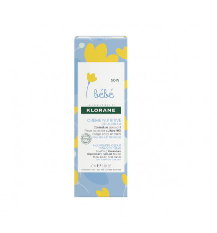 Klorane bébé Creme Nutritivo 40ml 40 ml