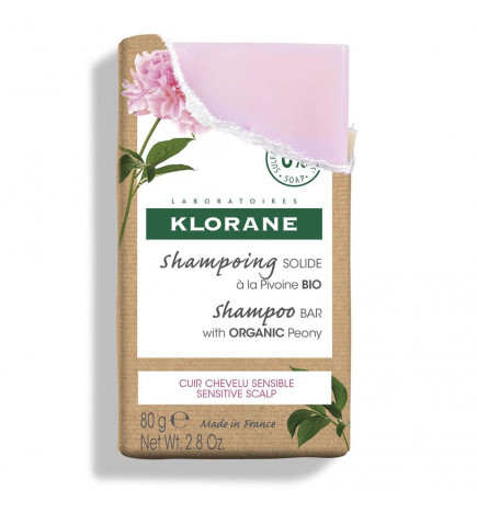 Klorane Shampooing Solide Pivoine Bio 80g