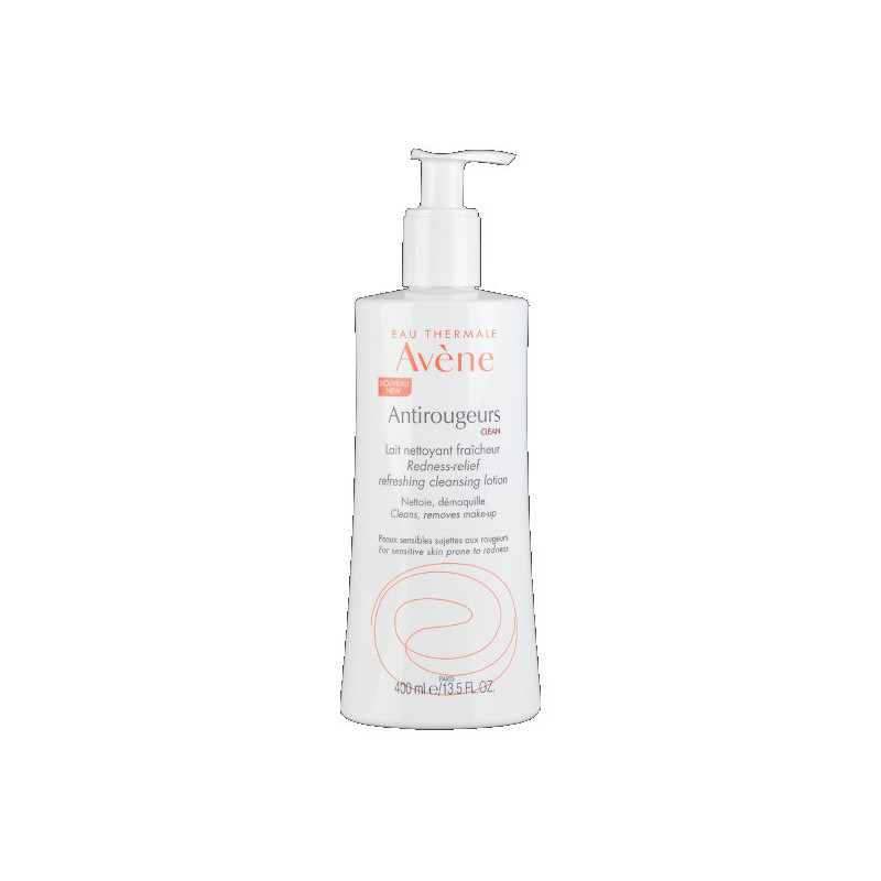 Avène Antirougeurs Clean Lait Nettoyant Rafraîchissant 400 ml