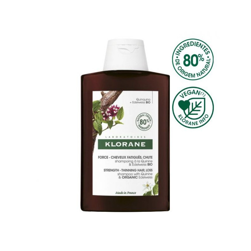 Klorane QUININA BIO Champô Queda de Cabelo 400ml