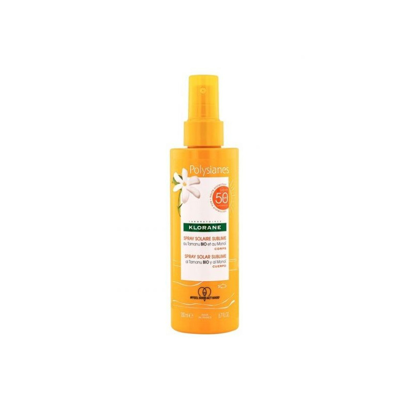 Klorane Polysianes Spray Solar Sublime Corpo SPF50 200ml