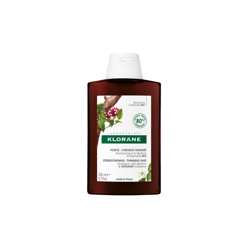 Klorane Quinina Bio Shampoo Fortificante Antiqueda 200ml