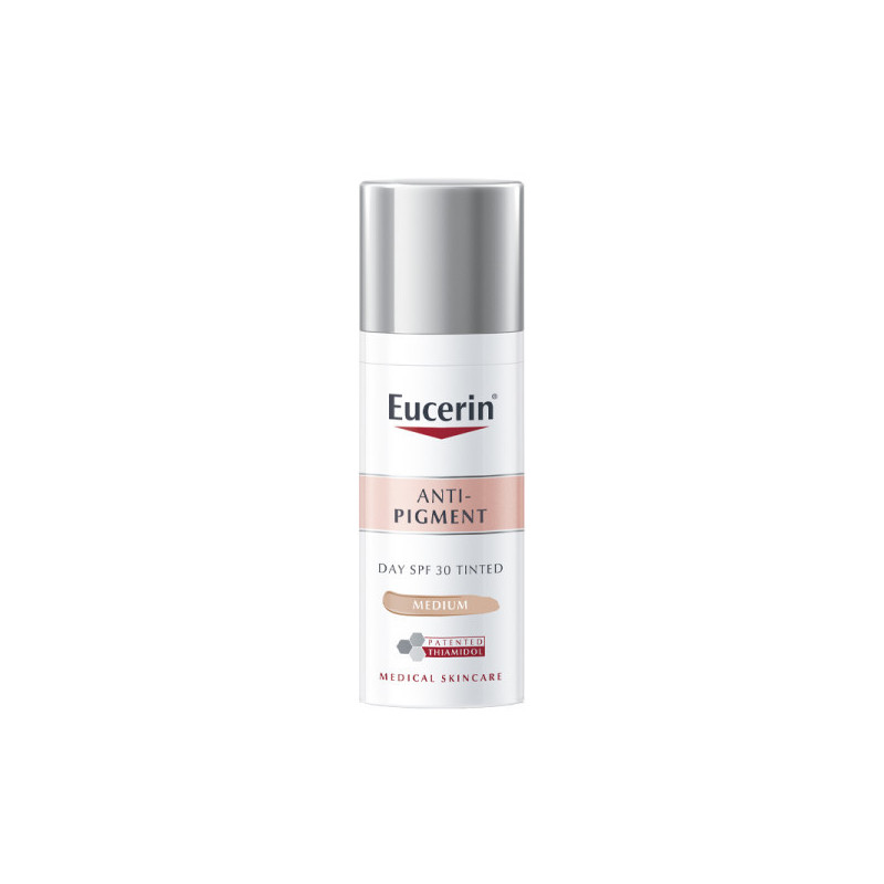 Crema de día con color antipigmentación Eucerin FPS 30 medio 50 ml