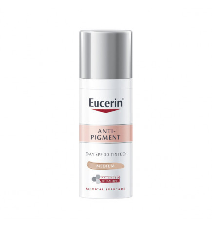 Crema de día con color antipigmentación Eucerin FPS 30 medio 50 ml