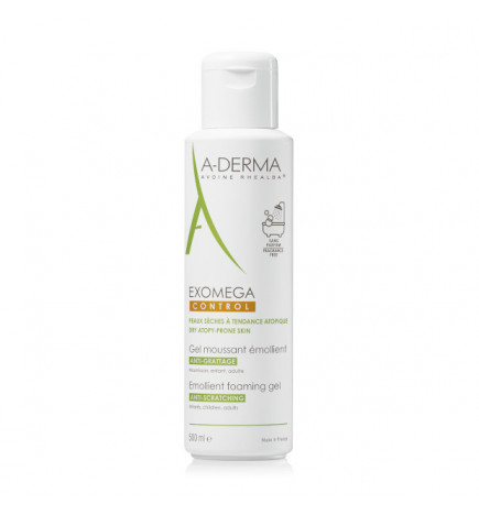 A Derma EXOMEGA CONTROL GEL ESPUMA 500 ml