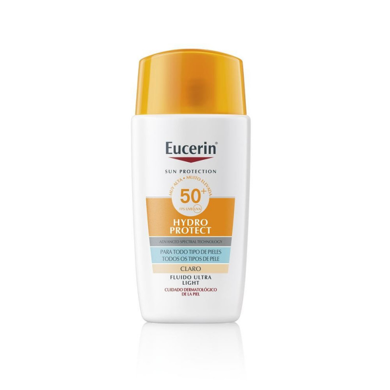 Eucerin Protetor Solar Hydro Protect Fluído Ultra Ligeiro SPF50+ Claro 50ml