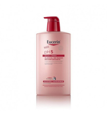 Gel eucerin ph5 et huile de douche 1000 ml