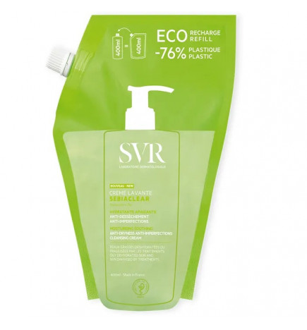 Svr Sebiaclear Creme Lavante Recarga 400ml