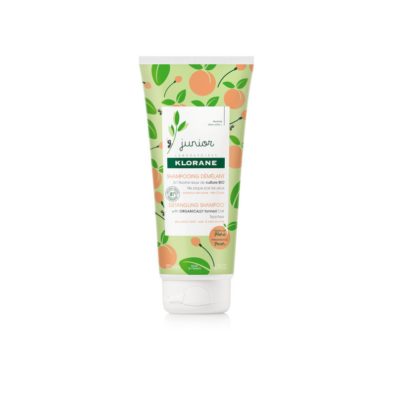 Klorane Petit Junior Champú Melocotón 200 ml