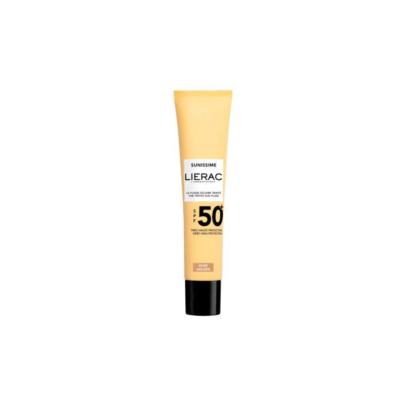 Lierac Sunissime Fluido Solar Cor Dourado Rosto SPF50+ 40ml