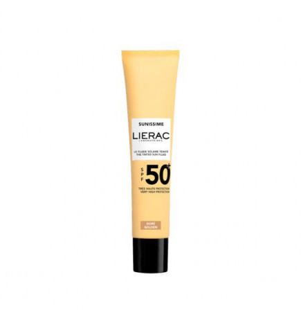 Lierac suissime liquide solaire de couleur or couleur spf50 + 40ml