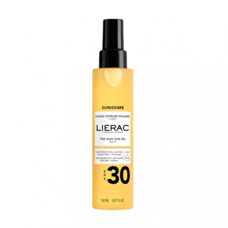 Lierac suissime silky huile corps spf50 150ml