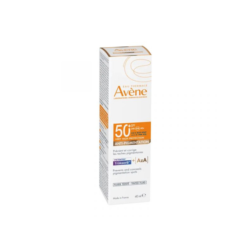 Avène Solar Protetor Solar Fluido com Cor Antimanchas SPF50+ 40ml