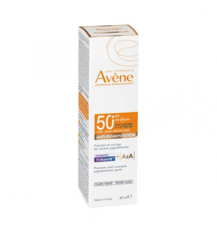 Avène Solar Protetor Solar Fluido com Cor Antimanchas SPF50+ 40ml