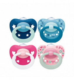 Nuk Chupeta Signature Silicone 6-18m 2 Uni