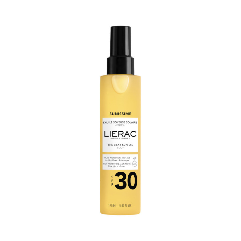 Cuerpo de protector solar de aceite solar Lierac SPF30 150ml