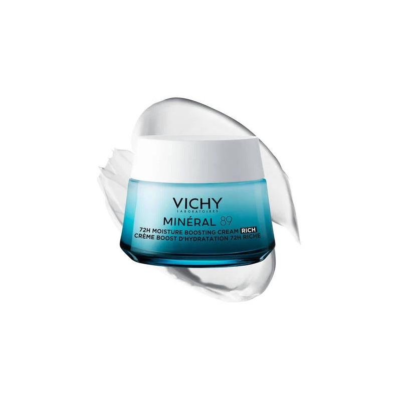 Vichy Minéral 89 Boost Hidratação Textura Rica 50ml