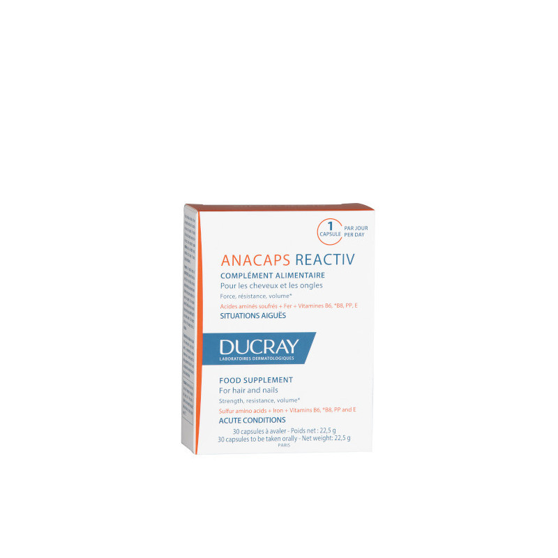 Ducray Anacaps Reactiv 30 Cápsulas